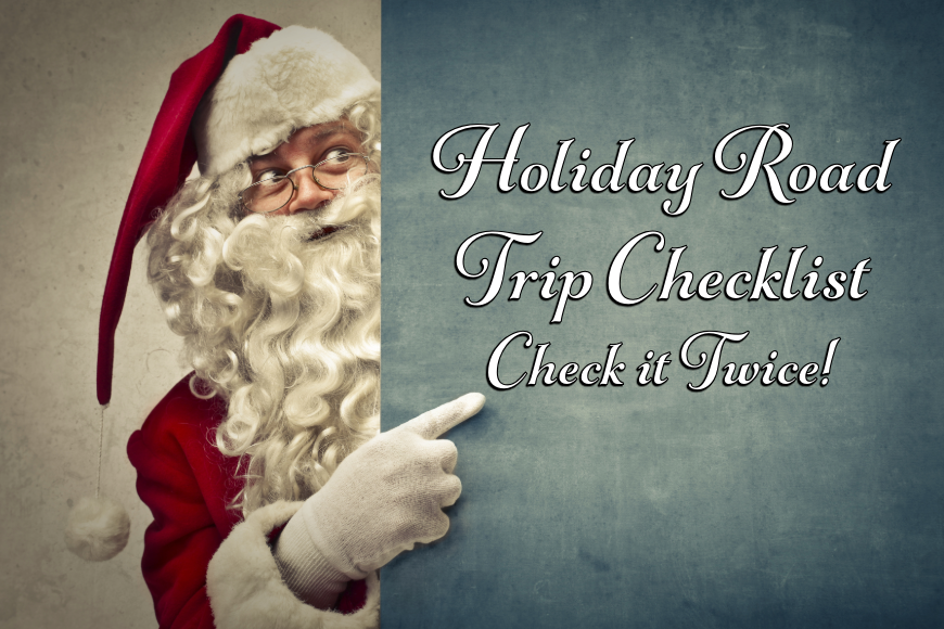 Holiday Road Trip Checklist